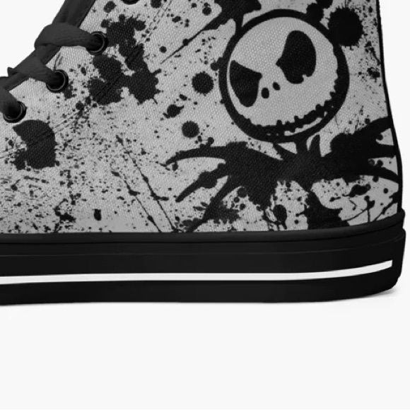 JACK SKELLINGTON UNISEX CANVAS SHOES – HIGH TOP KY31 Size 9 UNISEX - Picture 3 of 16
